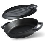 Panna čuguna "Monolith" ar čuguna Panna-vāku grill 360x80mm ТМ BC-M3680U-3 BRIZOLL