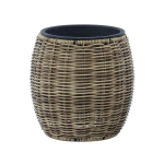 Puķu pods WICKER D20xH20cm, gai&scaron;i brūns 38210