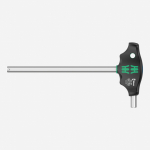 T-veida rokturis Hex-Plus 10mm, WERA, 05023355001, 200mm ar fiksāciju, ergonomisks dizains