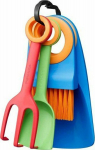 Smil&scaron;u instrumentu komplekts 4in1, FISKARS, 1062472, sarkans/zaļ&scaron;/zils, 4 daļas