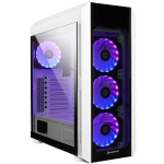 Chieftec PC korpus GL-03W-OP, Midi Tower, Valge, 4x 120 mm A-RGB ventilaatorit, 2x klaaspaneeli, 7 laienduse pesa