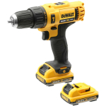 Dewalt l&ouml;&ouml;ktrell DCD716D2-QW 12V, 2 x 2Ah, 180 W, juhtmeta, 30 Nm, 0-1500 RPM, 10 mm, 2 kiirus, LED tuli