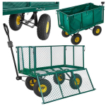 Geko Aia k&auml;ru G71125, 220L, teras, 10-tollised t&auml;ispuhutavad rattad, ergonoomiline k&auml;epide, avanevad k&uuml;lgseinad, tekstiilvooder
