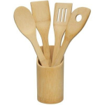 Ketler k&ouml;&ouml;gitarvikute komplekt, 9148198, 5tk, sobib mittenakkuvatele pannidele, kompaktne hoiustamine, bambusest k&auml;epidemed