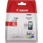 Canon Tindikassett CL-561XL 3730C001, 12.2 ml, Kollane, Fuksia, Sinine, &Uuml;hildub Canon Pixma TS5350-ga
