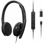 Lenovo Headset (Teams) | VoIP | Wired | Black
