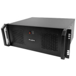Lanberg Rackmount serverikorpus ATX 350/10 19" 4U SC01-3504-10B, 350mm, 430mm, 177mm, 2x USB 2.0, 2 sisemist sahtlit