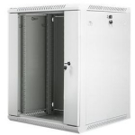 Lanberg 19" seinakapp 15U/600x600 (tasapinnaline pakend) klaasuksega WF01-6615-10S, 60kg, IP20, 2 ventilaatoriavahet, hall