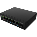Lanberg L&uuml;liti PoE 5 porti ILFE-4P-1GE-1S-90, 3x10/100 PoE+, 1x10/100 PoE++, 1x1000Base-X SFP, 90W, 12Gbps, metallkorpus
