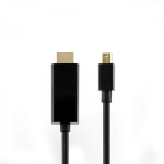 Sbox HDMI Mini Dp M/M 2m HDMI-MINI-DP-2/R, 2m, HDMI t&uuml;&uuml;p A, Mini DisplayPort, 5 Gbit/s, kuldne kontakt