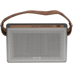 Denver Bluetooth k&otilde;lar BTS-200 -, 10 W, 60 dB, 45 dB, 60 - 20000 Hz, Traadita, Bluetooth 10 m, USB, AUX, Pruun, H&otilde;be, Nahk, Metall