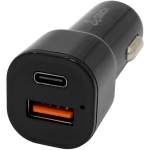 Sbox Auto laadija CC-038, 12-24V, TYPE-C PD 3.0 5V/3A, 9V/2.22A, 12V/1.67A, USB-A QC 3.0 5V/3A, 9V/2A, 12V/1.5A, 38W