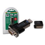Digitus USB adapter DA-70156, RS-232, 1Mb/s, &uuml;hilduv Windowsi ja Maciga, kaasas USB pikendaja