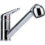 Franke PLUS k&ouml;&ouml;gisegisti voolikuga 115.0347.111, kroomitud, 1 kang, v&auml;ljat&otilde;mmatav pea, 120&deg;, 3/8"