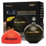 Deeper Sonar FNG0050, 330ft, 0.5ft, 3.8V, 1300mAh, Wi-Fi, ABS, Pruun Roheline