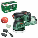 Bosch UniversalOrbit 18V-20 06033E4102, 18V, 125mm, 2.5mm, 10000-23000min-1, harjata, Li-ion, 2000mAh, mikrofiltriga tolmukast