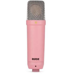 R&Oslash;DE NT1 Signature Pink, kondensaatormikrofon, NT1SIGN Pink, 20-20000 Hz, -32 dB, 142 dB, XLR-3, kardioidne