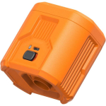 Flextail Evo Pump 3-O, 1000 l/min, 5 kPa, 350 g, 14.43 Wh, 20 min, USB-C, oranž, kompaktne, 5 otsikut