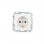 Pistik STILJ 1 pesa, valge BYLECTRICA