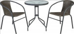 R&otilde;dukomplekt BISTRO laud ja 2 tooli D60xH70cm, K20561, HOME4YOU