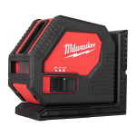PERPENDIKULĀRA ZAĻA LĀZERA STARA NIVELIERIS AR SĀRMA BATERIJĀM, CLL-C, 4933478753 MILWAUKEE