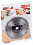 Ringl&otilde;ikuri tera 165mm 48T puidule, KREATOR, KRT021601, Auk: 20 mm, L&otilde;ike l&auml;bim&otilde;&otilde;t: 165 mm, Hambad: 48