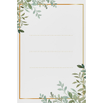 Isekleepuvad sildid 60x90 mm pudelitele, purkidele, kingitustele lilleline disain - 20 tk BROWIN 660038 6x0.1x9 cm