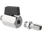 Ball valve + stub pipe set BROWIN 341925, 10 mm, 1/8&rdquo;