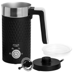 &Uuml;likiire ja mugav piimavahustaja 500W 300ml soojendamiseks 130ml vahustamiseks Must AD4494B Adler