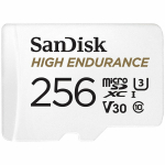M&auml;lukaart High Endurance microSDXC SDSQQNR-256G-GN6IA 256 GB UHS-I C10 U3 V30 kuni 100 / 40 MB/s koos SD adapteriga SanDisk
