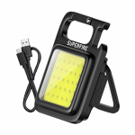 Superfire MX16 taskulamp 600lm aku 500mAh USB-C 4 režiimi Must