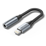 Vention adapter Lightning 3.5MM, 1 Lightning port, 1 k&otilde;rvaklappide pesa, 0.01 kg