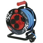 Emos Kaablirull mobiilse keskusega P08625W, 25 m, 4, 16 A, 230 V, IP44, PVC, termiline kaitse