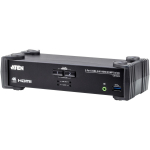 Aten 2-Port USB 3.0 4K HDMI KVM l&uuml;liti CS1822-AT-G, 2 x KVM / audio / USB, 4K tugi, metallkorpus