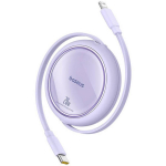 Baseus Free2Pull USB-C iP 20W 1m P10364501511-00, 20W, 100cm, kuni 480 Mbps, toitekaabel, reguleeritav pikkus