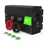 Green Cell Muundur INV08, 1000W/2000W, 12V, 230V, 85%, 50Hz, &uuml;lekuumenemise kaitse, &uuml;lepinge kaitse