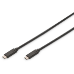 Digitus &uuml;henduskabel AK-300139-010-S, 1m, 10Gbps, USB Type C M/M, Power Delivery, 4K video/heli, vasktuum