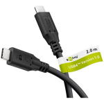 Goobay USB-C kaabel 74197, 100 W, 20 Gbit/s, 2 m, HDR tugi, DisplayPort Alt režiim