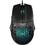 Baracuda M&auml;ngurihiir PENGUIN-B, 6 nuppu, 3600 DPI, USB 2.0, 1.5m, must, valgustus, m&otilde;eldud paremale k&auml;ele