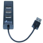 Mediarange USB keskjaam MRCS502, 4 porti, 480 Mbit/s, must, USB toide, Plug and Play