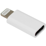Sbox AD.IPH-TYPEC/R adapter, IPH/8 M - TYPE-C F, 480 Mbps, valge