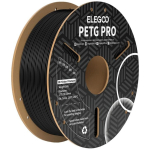 ELEGOO PETG Pro filament 50.203.0198, 1kg, 1.75&plusmn;0.02mm, 230-260&deg;C, must, UV-kindel, l&ouml;&ouml;gikindel