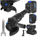 21V 950W cordless brushless angle grinder 2x4.0Ah