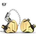 KZ ZSN PRO X k&otilde;rvaklapid, 25&Omega;, 1cm draiver, 1.25m kaabel, 7-40000Hz, 112dB, mustad, ergonoomilised