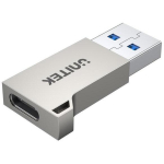 UNITEK USB-A USB-C 3.1 Gen1 adapter A1034NI, 5 Gbit/s, USB 2.0/3.2 Gen1, QC3.0, 9V 2A, tsingi korpus
