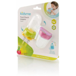 Kidsme Food Pouch adapter 160490 LILA, 2 tk, pol&uuml;prop&uuml;leen, silikoon, BPA-vaba, alates 4 kuust, Lime&Lavender