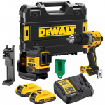 T&ouml;&ouml;riistakomplekt COMBO 18V DCK2095D2T (DCD805+LASER 3x360 DCLE34031) 2x2Ah, TSTAK, DCK2095D2T-QW DEWALT