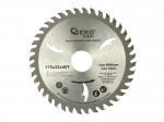 Geko TCT ringsaagiteras G78001, 115mm, 22,23mm, 40T, volframi karbiidist hambad, kvaliteetne terasest s&uuml;damik