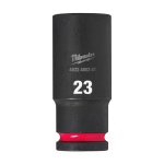 SHOCKWAVE&trade; IMPACT DUTY TRIECIENIZTURĪGAS UZGRIEŽŅU MUCIŅAS, 23 MM 1/2" IMPACT SOCKET DEEP - 1PC, 4932480341 MILWAUKEE