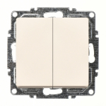 Visage slēdzis,2 taustiņi, BR, Cream, 01281200-150103, G&Uuml;NSAN